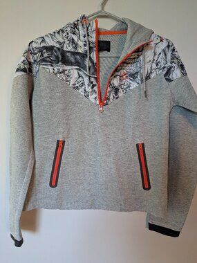 PUMA x SWASH London pullover hoodie Unisex Small Hand-drawn athletic aesthetic